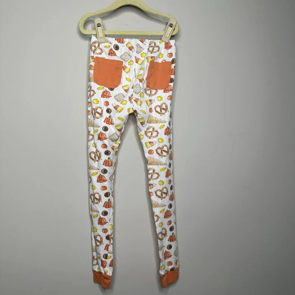 Smockingbird Fall Themed Pajama Bottoms Kids Size 8
